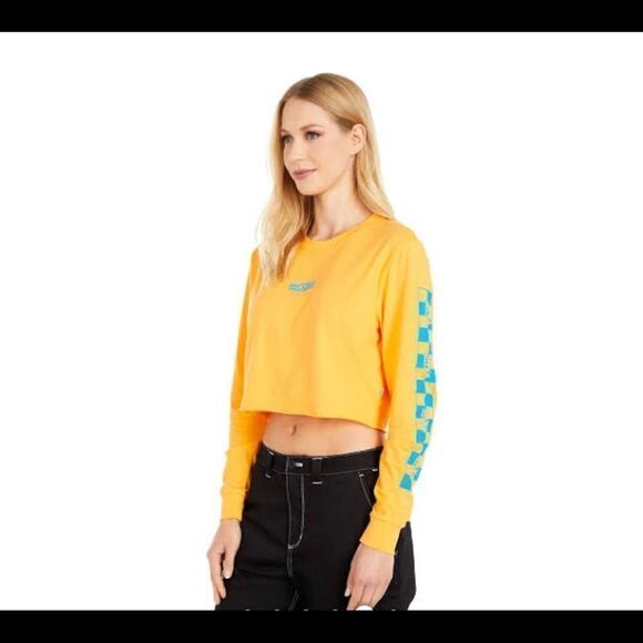 Vans Highway Long Sleeve Crop Tee XS - Picture 5 of 9